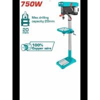 ราคา TOTAL แท่นสว่านไฟฟ้า แท่นสว่าน สว่านแท่น 750 วัตต์ 20 มม. 3/4 นิ้ รุ่นงานหนัก TDP207505 Drill Press (25844945889)