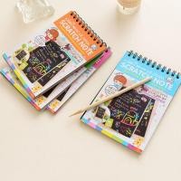 ราคา Journal Scratch Art Notebook Kids Rainbow Colorful Drawing Painting Paper Notebook (ผู้ขายในพื้นที่) (22843458042)