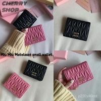 ราคา มิว มิว Miu Miu Matelassé small wallet in nappa leather กระเป๋าสตางค์ผู้หญิง Small wallet (40907028084)