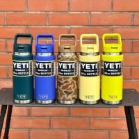 ราคา Yeti Rambler 26OZ Bottle With Straw ของแท้ (22590537202)