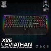 ราคา NUBWO X26 LEVIATHAN Opitcal Blue Switch Gaming Keyboard คีย์บอร์ดเกมมิ่ง ปุ่มแมคคานิคอล (7638601196)