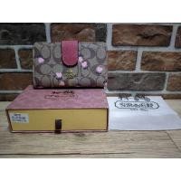 ราคา กระเป๋าสตางค์สีชมพู COACH มือ1 (12721120274)