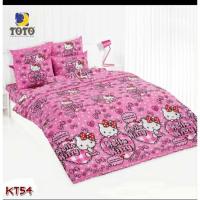 ราคา Toto ผ้าปูที่นอนคิตตี้ 3.5 ฟุต ลายลิขสิทธิ์ คิตตี้ kt54 , kt52 ,kt64 (44465666717)