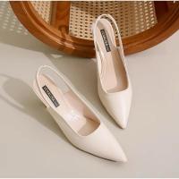 ราคา [มือสอง] รองเท้าส้นสูงรัดส้น size 37 ใหม่มาก ไม่เคยใช้งาน (27572258926)