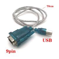 ราคา USB 2.0 ถึง Serial RS-232 DB9 9Pin ชายอะแดปเตอร์แปลงความยาว 0.7M USB TO RS232 SUPPORT (27182120827)
