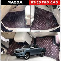 ราคา พรมปูพื้นรถยนต์ 6D MAZDA BT-50 PRO CAB 2012-19 พรมหนัง6D เกรดA 12มิล เต็มคัน 3ชิ้น (11600044198)