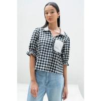 ราคา KEMEJA Cottonink - เสื้อเชิ้ต Cinzia สีดํา (42005802501)