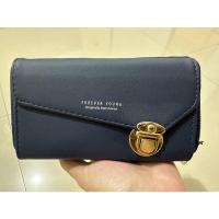 ราคา Forever young phone bag กระเป๋าตังค์ใบยาวสะพายข้าง มีสายยาว (22416639737)