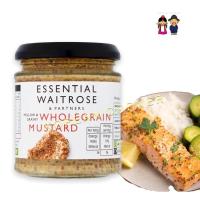 ราคา WAITROSE Wholegrain Mustard เจ โฮลเกรนมัสตาร์ด ธัญพืช เหมาะกับเนื้อสัตว์ ทำซอส น้ำสลัด จากอังกฤษ Salad sauce (21321049275)