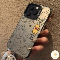 ราคา จัดส่งทันที เคสมือถือลายหมี สำหรับไอโฟน11 For iPhone11 12 13 14 15Pro MAX X XS XR XS 6 7 8Plus SE2020 เคสโทรศัพท์ (24973516477)