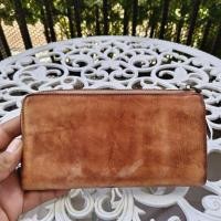 ราคา กระเป๋าสตางค์ซิปรอบแบบยาวหนังแท้มือสองตู้ญี่ปุ่น (27882339544)