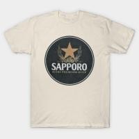 ราคา เสื้อยืด Vintage Sapporo Beer 1876 - Retro Style T-Shirt แท้ Cotton 100% หลวม แฟชั่น ไม่ย้วย (43667111389)