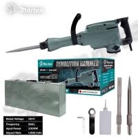 ราคา แย็ก สกัด ยี่ห้อMarten สว่านเจาะปูน ขนาดใหญ่ 65A 3500W สำหรับงานหนัก เจาะทำลายพื้นคอนกรีต ทำลายผนังปูน (22073696550)