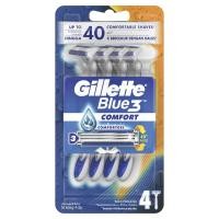 ราคา Gillette ยิลเลตต์ บลูที Blue3 COMFORTด้าม มีดโกนหนวด พร้อมใบมีด 4 ชิ้น (5839532287)