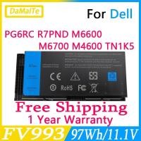 ราคา แบตเตอรี่แล็ปท็อป FV993สำหรับ DELL Precision M6600 M6700 M6800 M4800 PG6RC M4700 Series FJJ4W T3NT1 N71FM 97KRM (24182511320)