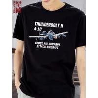 ราคา เสื้อยืดทหาร A-10 Thunderbolt II สีดำ ทำจากฝ้าย 100% (42415296490)