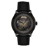ราคา TISSOT/Tissot 24 รุ่นใหม่ Duluer series unisex สายหนังสีดำ หน้าปัดสีเทา ระบบออโตเมติก (27359786416)