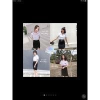 ราคา กระโปรงนักศึกษา ทรงเอ ผ่าหลัง ยาว18 เอว24 (7547223798)