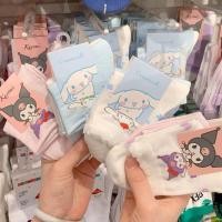 ราคา ถุงเท้า ผ้าฝ้ายแท้ ลาย Sanrio Cinnamoroll Kuromi สไตล์ญี่ปุ่น สําหรับเด็กผู้หญิง (19396429416)