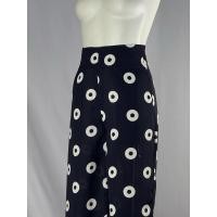 ราคา กางเกงเอวสูงขายาวผ้าชีฟองลายจุด (28036378423)