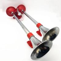 ราคา *แตรด่วน ไฟฟ้าปากเหล็ก 2 ปากยาวแตรลม สำหรับรถบรรทุก รถบัส รถสิบล้อ เรือ ใช้ได้ทั้ง 12V/24V (18532318713)