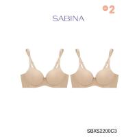 ราคา Sabina เสื้อชั้นใน (Set 2 ชิ้น) มีโครง รุ่น Sixnature รหัส SBXS2200C3 สีเนื้อเข้ม (22550979931)
