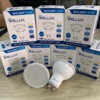 ราคา หลอด LED 6w mr16 GU 10 ขายแพ็คคู่ WELLUX แสงขาว/แสงวอร์ม (4520368579)