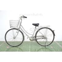 ราคา จักรยานแม่บ้านญี่ปุ่น - ล้อ 27 นิ้ว - มีเกียร์ - Bridgestone - สีเงิน [จักรยานมือสอง] (24095024632)