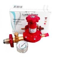 ราคา Lucky flame หัวปรับแก๊สแรงดันสูง มีมาตรวัดความดัน L-322SG (55007908)
