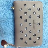ราคา กระเป๋าสตางค์ใบกลาง สีเทา (2685293391)