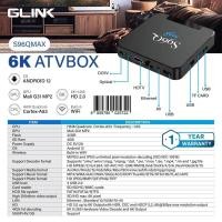 ราคา กล่อง Andoid TV Box กล่องสมาร์ททีวี 6K Ram 4 Rom 32 GLINK รุ่น S96Q MAX เล่นได้กับทีวี HDMI ทุกรุ่นโดยใช้สาย HDMI (28785277574)