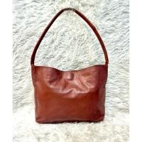 ราคา กระเป๋าหนังแท้100%สีน้ำตาลทรงคล้องไหล่แบรนด์TRUSSARDI(รหัส โชค142) (24837896695)