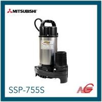 ราคา ปั๊มแช่ 3" x 1 HP MITSUBISHI รุ่น SSP-755S 220V 750W ปั๊มแช่ไดโว่ (27428254073)