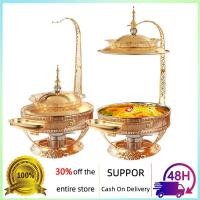 ราคา ชุดอุ่นอาหาร สแตนเลส 4.0L/8.0L ถาดอุ่นบุฟเฟ่ต์ เตาแอลกอฮอ 1ช่อง ถาดอุ่นอาหาร เหมาะสำหรับ การระงับ เตาฉนวนสีทอง เตาแอลกอฮ (42557826407)