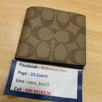 ราคา กระเป๋าสตางค์ coach ของแท้ 100 % (4525386849)