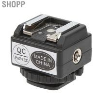 ราคา Shopp Hot Shoe Bracket Mount Plastic Flash Adapter With PC Sync Port (25331232331)