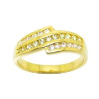 ราคา แหวน3แถวประดับเพชรและพลอยสีเหลืองบุษราคัมชุบทอง แหวนแถว 3 แถว แหวนทองชุบ แหวนประดับพลอย แหวนบุษราคัม แหวนสีเหลือง (14466268646)