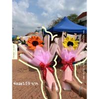 ราคา ช่อดอกไม้จากลวดกำมะหยี่ #แสดงความยินดี #ปัจฉิม #รับปริญญา #บอกรัก (24017607493)