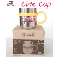 ราคา Zebra แก้วกาแฟ แก้วผนัง 2 ชั้น CUTE ตราหัวม้าลาย คละสี (18436889049)