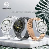 ราคา สําหรับ Samsung Galaxy Watch 8 7 6 5 4 3 Classic/FE/Gear S2 S3 S4 สาย วัสดุโลหะ สแตนเลส ปรับความยาวได้ กีฬา มีสไตล์ ธุรกิจ (27989358534)