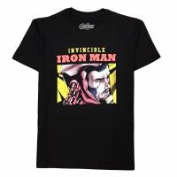 ราคา เสื้อยืดไอรอนแมน มาร์เวล Ironman Marvel การ์ตูนลิขสิทธิ์แท้ รุ่น 0520-806 สีดำ Supercomics (6245453770)