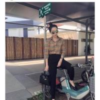 ราคา Used !! เสื้อเชิ้ตบลูเบอร์รี่ งานป้ายzara (2146204079)