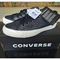 ราคา CONVERSE ALL STAR OX BLACK ของแท้ %[ลิขสิทธิ์ CONVERSE Thailand] (6242270160)