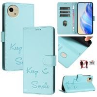 ราคา Dropshiping Smile ลายนูน RFID หนังเคสโทรศัพท์สําหรับ Sharp Aquos wish4/Sharp Aquos Sense9/Sharp Aquos R9 Pro/Sharp Aquos Sense9 Plus/Sharp Basio Active3 (40412830774)