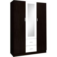 ราคา ตู้เสื้อผ้า 120 ซม. [DD06] 3บานเปิด มีกระจก (7258724242)