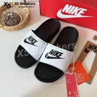 ราคา NIKE ของแท้ 100% รองเท้าแตะสีขาวดำ (44052052366)