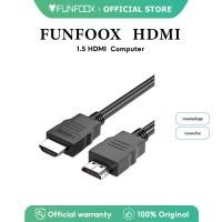 ราคา FUNFOOX HDMI 4k 1.5 เมตร อุปกรณ์เสริมสายเคเบิลโปรเจคเตอร์กล่องรับสัญญาณความละเอียดสูงพิเศษ (27112347804)