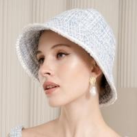 ราคา TotalLook Tweed Bucket Hat หมวกบักเก็ตผ้าทวีด บัคเก็ตแต่งระบายที่ขอบหมวก หมวกผู้หญิง (28856253911)