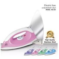 ราคา เตารีดแห้งไฟฟ้า MD รุ่น HD-204 มีสีชมพู,สีฟ้า,สีเขียว (ส่งคละสี) ❌ทักแจ้งสีได้ค่ะ❌ เตารีดหน้าสแตนเลส เตารีดแห้ง เตารีด (8419899929)