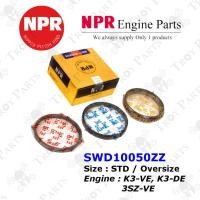 ราคา NPR ชุดแหวนลูกสูบสําหรับ Toyota Avanza 1.3 1.5 F601 F602 F652 Gran Max K3-VE K3-DE 3SZ-VE (SWD10050ZZ) - 72.0 มม. (42853331213)